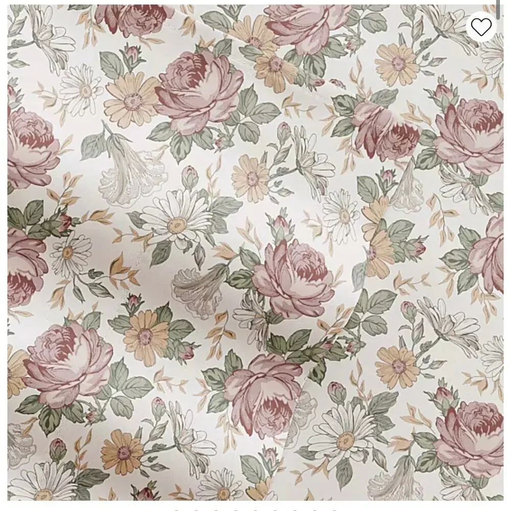 NEW! Casual Comfort iEnjoy TWIN 3PC Blooming Floral Patterned Sheet Set